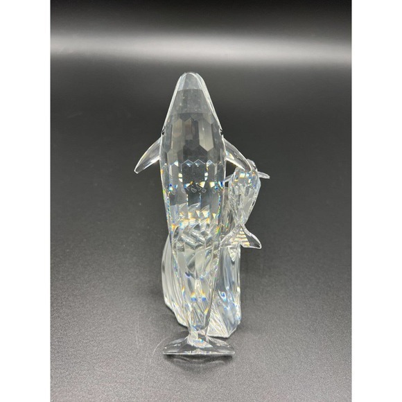 Swarovski Crystal SCS 1992 Annual Edition "Care for me" the Whales with Box - Picture 6 of 7